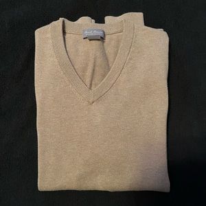 Men's Tan Daniel Cremieux Crewneck Sweater - Medium